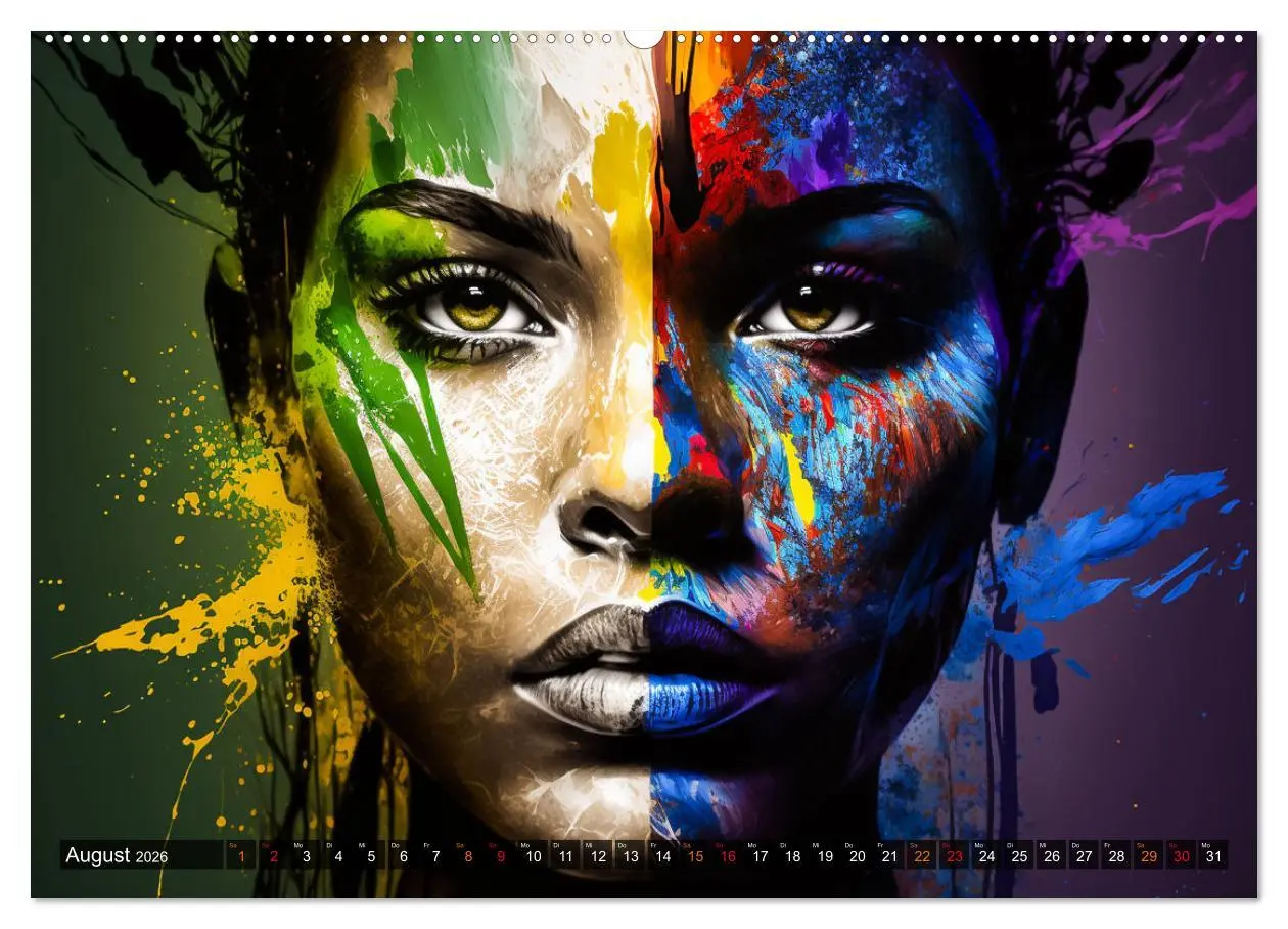 Bild: 9783457534113 | Die Menschen sind bunt (hochwertiger Premium Wandkalender 2026 DIN...