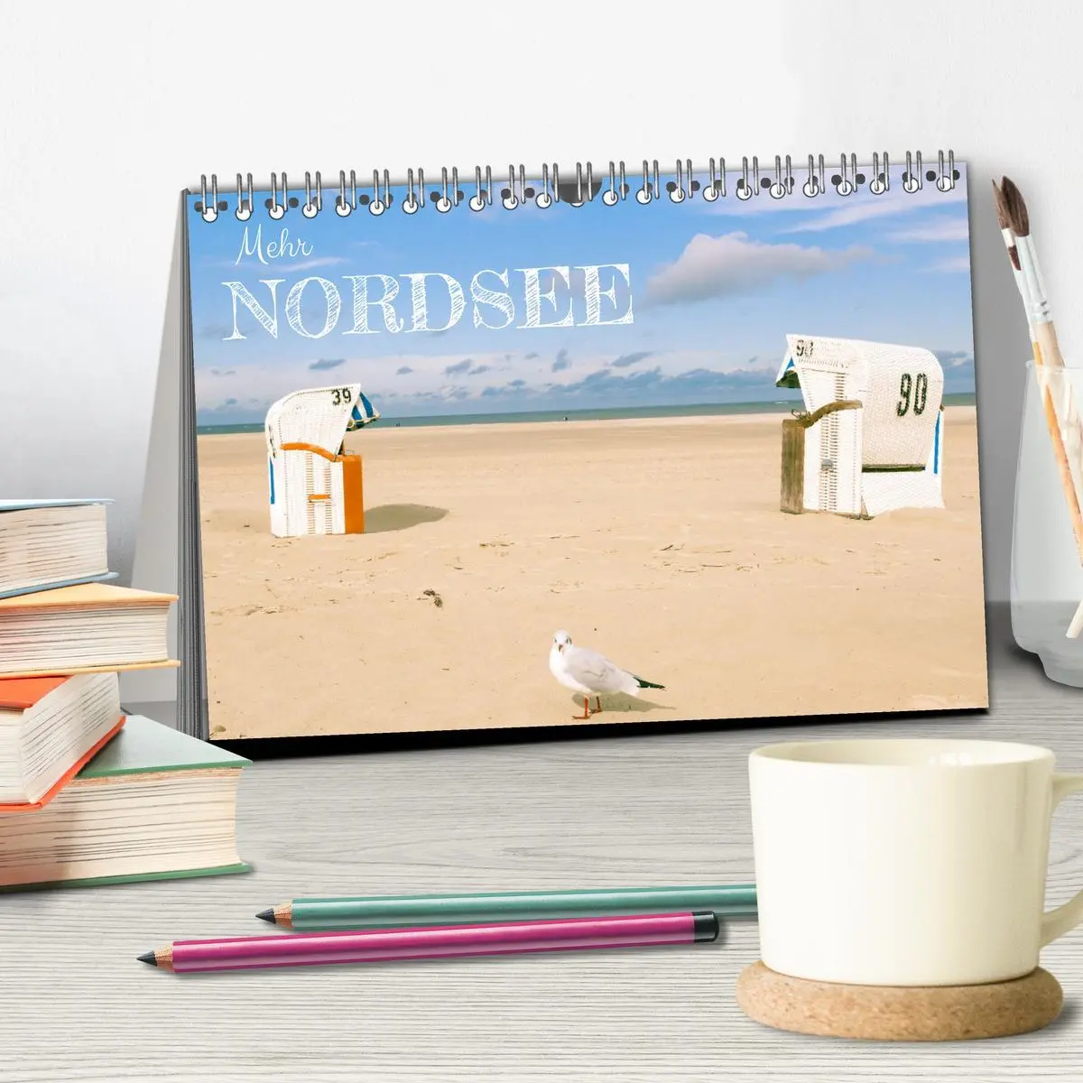 Bild: 9783457914113 | Mehr Nordsee (Tischkalender 2026 DIN A5 quer), CALVENDO Monatskalender