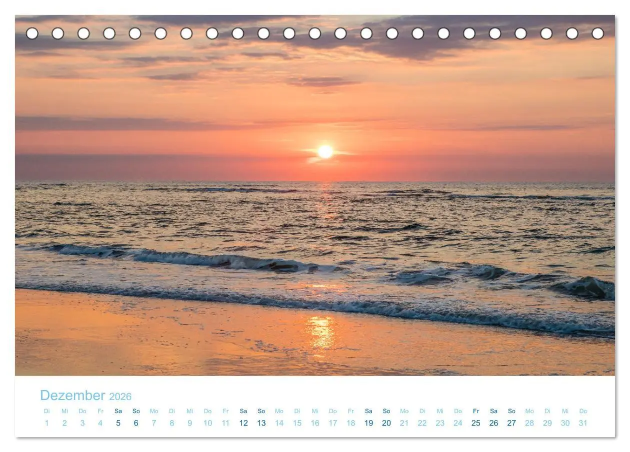 Bild: 9783457914113 | Mehr Nordsee (Tischkalender 2026 DIN A5 quer), CALVENDO Monatskalender