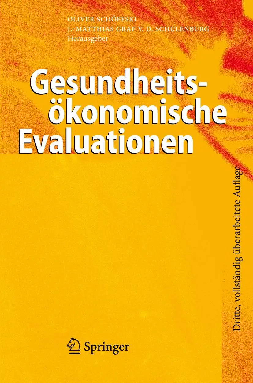 Cover: 9783540694113 | Gesundheitsökonomische Evaluationen | Schulenburg (u. a.) | Buch | xx