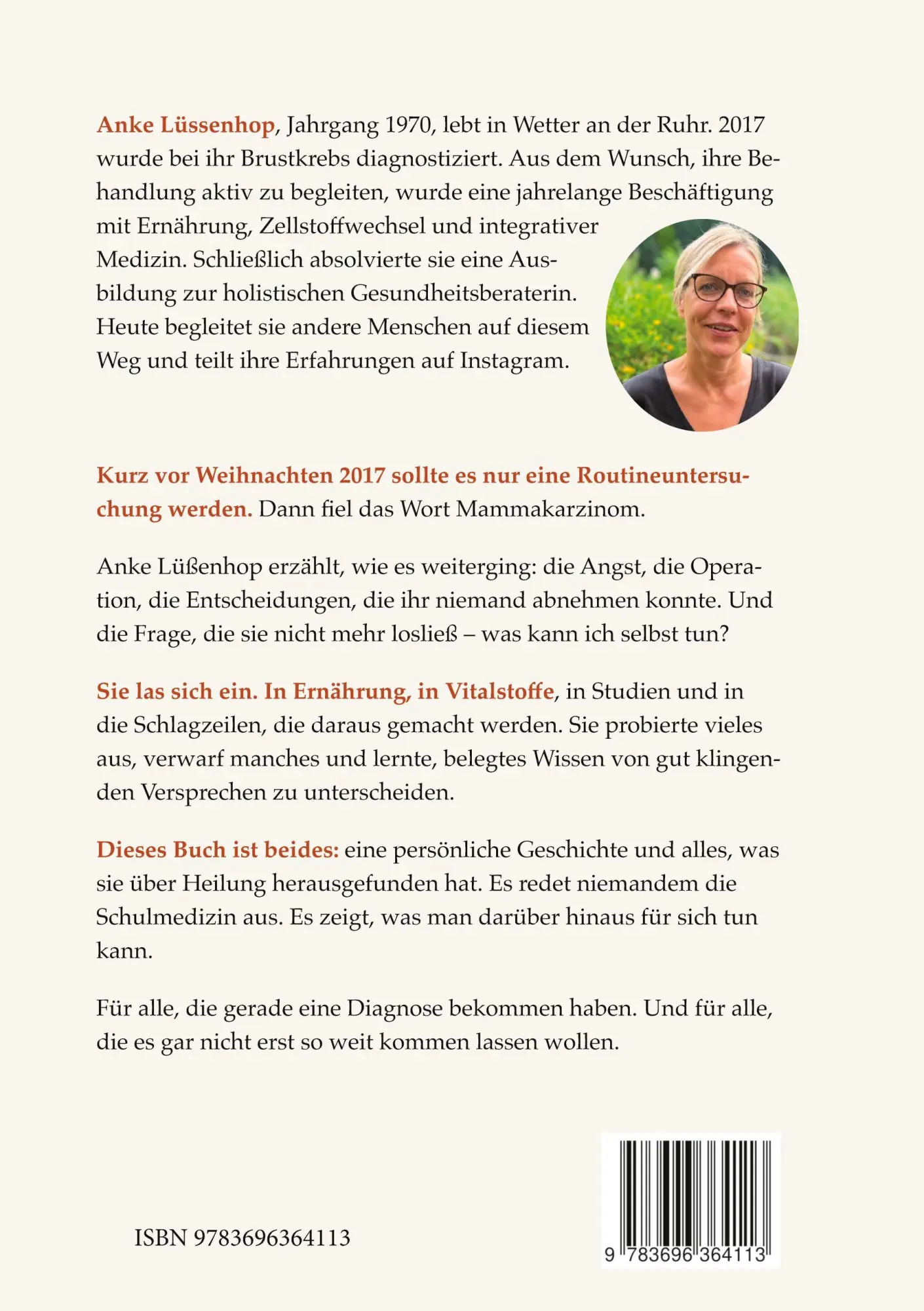 Rückseite: 9783696364113 | Du gehst mir auf den Keks, Krebs | Anke Lüßenhop | Taschenbuch | 2026