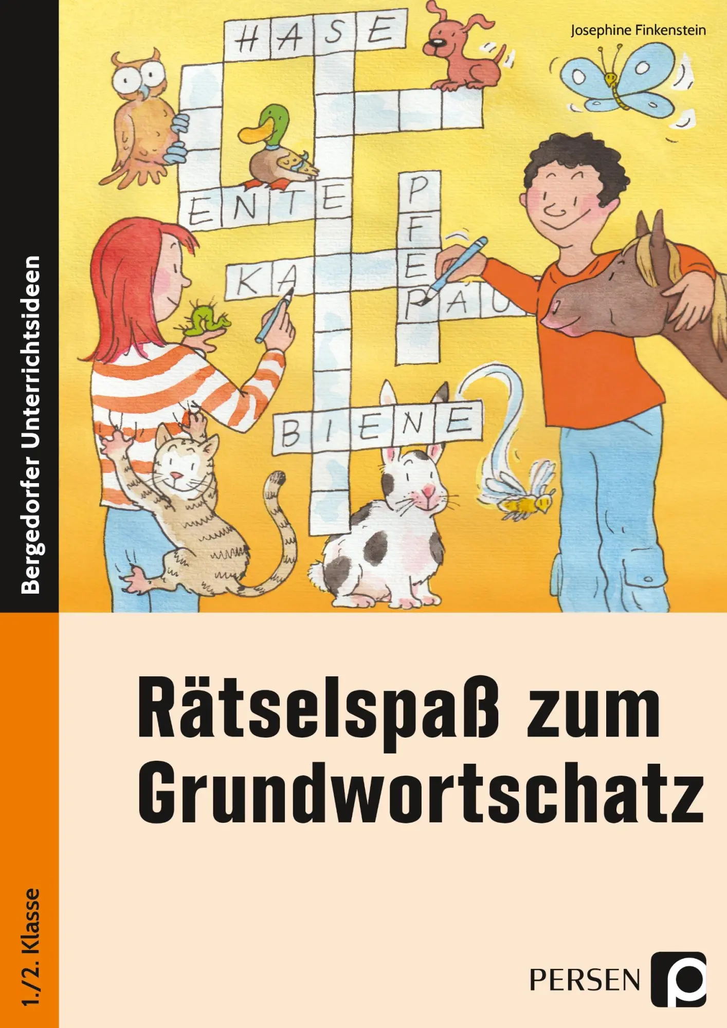 Cover: 9783403204213 | Rätselspaß zum Grundwortschatz - 1./2. Klasse | Josephine Finkenstein