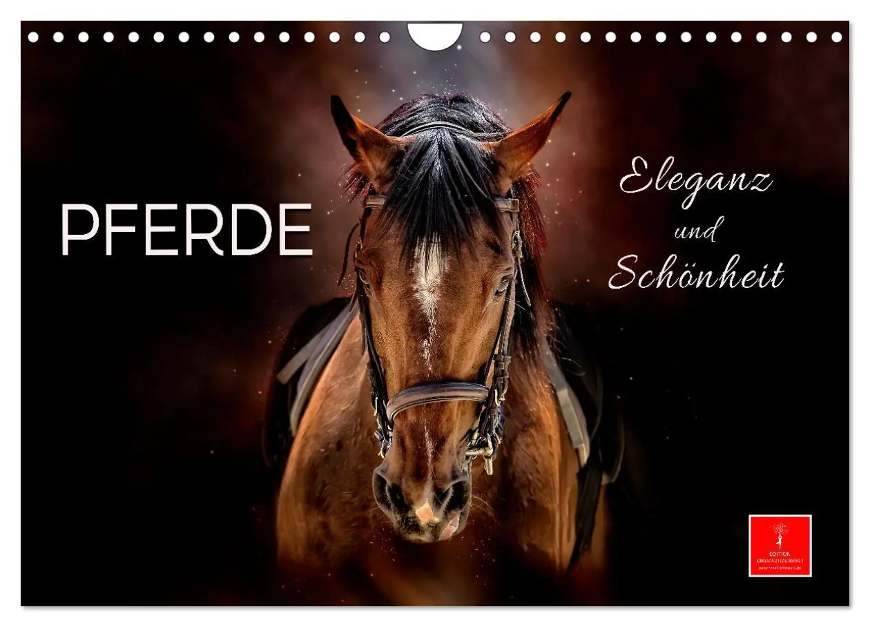 Cover: 9783435294213 | Eleganz und Schönheit - Pferde (Wandkalender 2025 DIN A4 quer),...