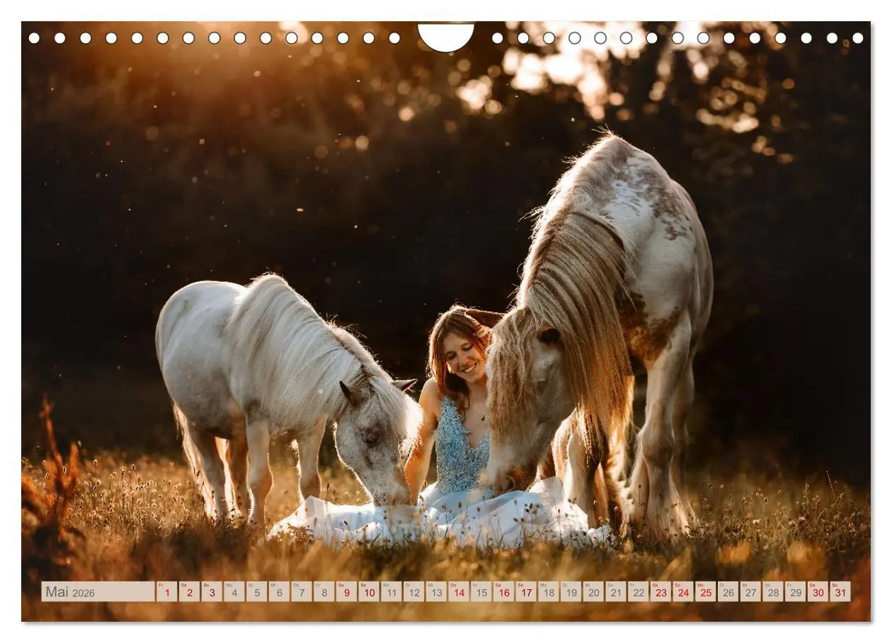 Bild: 9783457764213 | Seelenglück Kalender - Pferde - Charakter, Stärke, Weisheit...