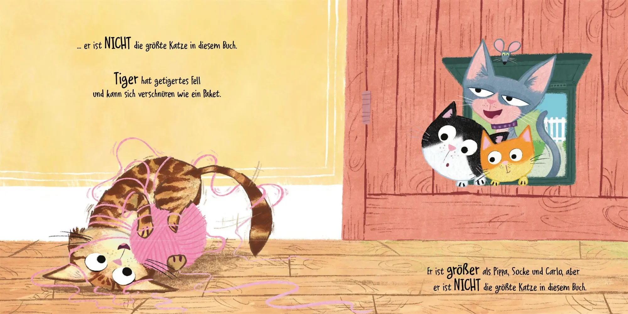 Bild: 9783831054213 | Miau, MIAUUU! Wer ist die größte Katze im Buch? | Ben Lerwill | Buch