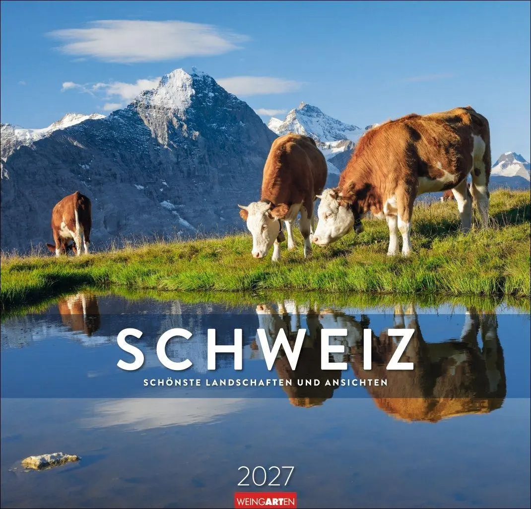 Cover: 9783839904213 | Schweiz Kalender 2027 - Schönste Landschaften und Ansichten | Kalender