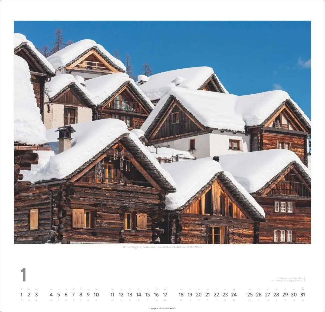 Bild: 9783839904213 | Schweiz Kalender 2027 - Schönste Landschaften und Ansichten | Kalender
