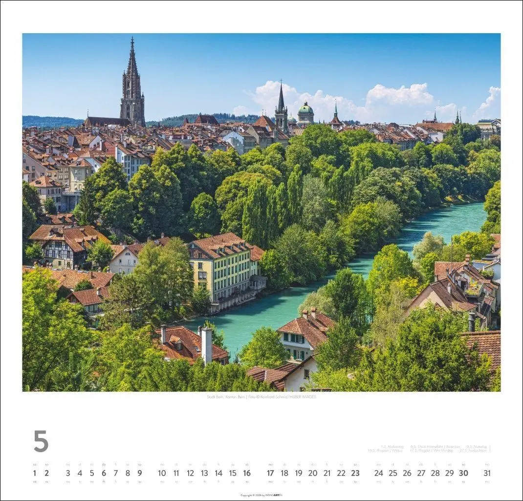 Bild: 9783839904213 | Schweiz Kalender 2027 - Schönste Landschaften und Ansichten | Kalender