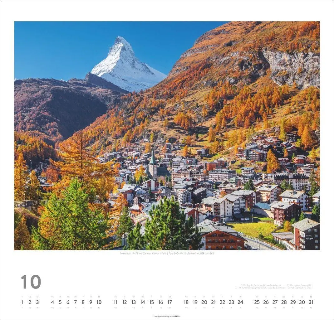 Bild: 9783839904213 | Schweiz Kalender 2027 - Schönste Landschaften und Ansichten | Kalender
