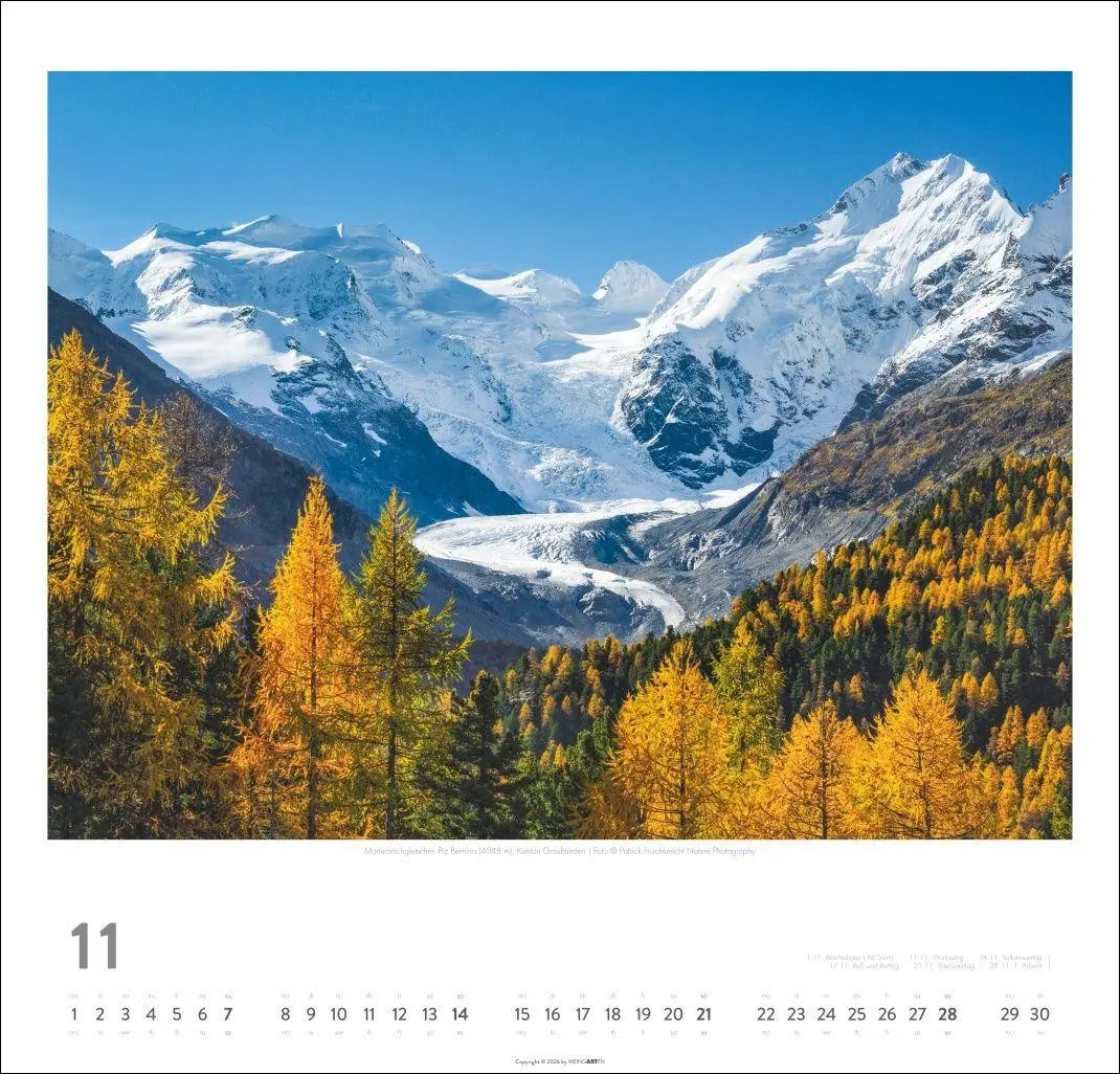 Bild: 9783839904213 | Schweiz Kalender 2027 - Schönste Landschaften und Ansichten | Kalender
