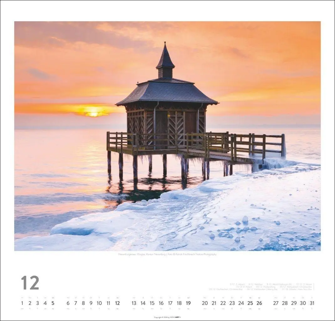 Bild: 9783839904213 | Schweiz Kalender 2027 - Schönste Landschaften und Ansichten | Kalender