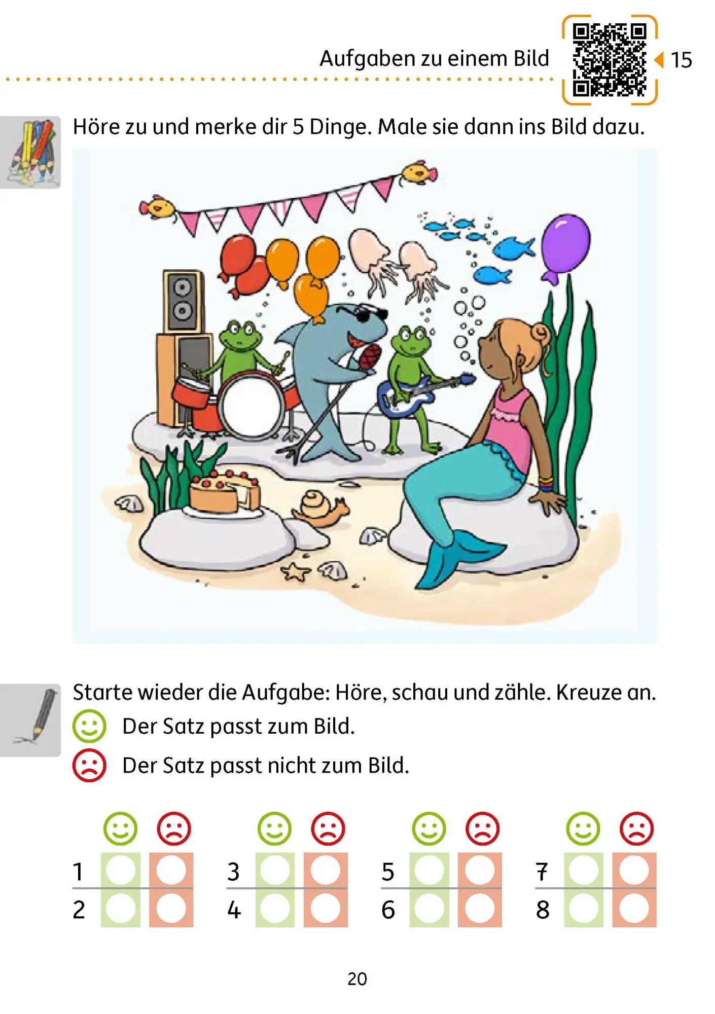 Bild: 9783881004213 | Mein Übungsheft - Zuhören und verstehen 1. Klasse | Agnes Spiecker