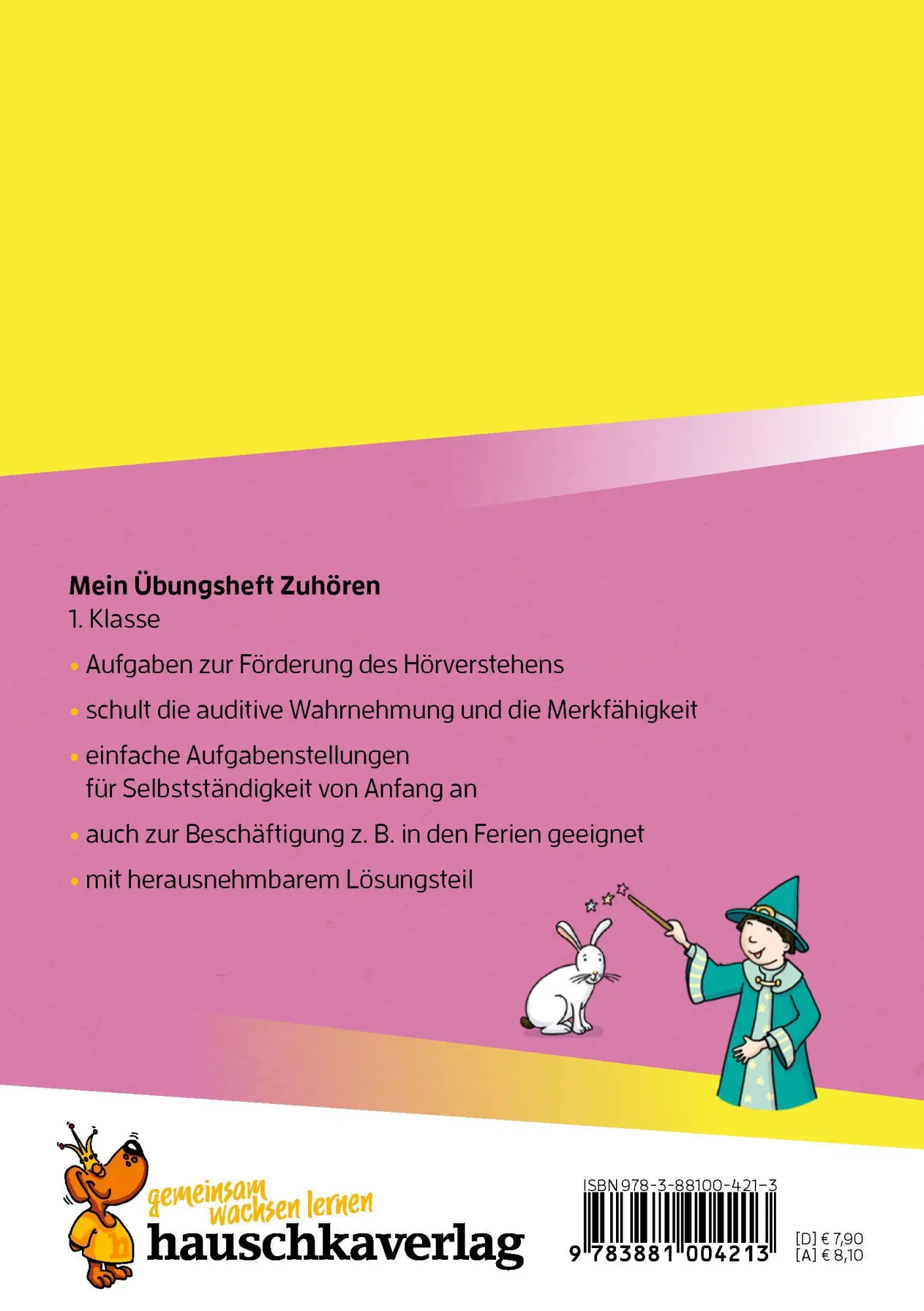 Bild: 9783881004213 | Mein Übungsheft - Zuhören und verstehen 1. Klasse | Agnes Spiecker