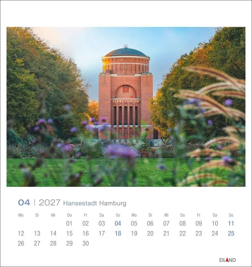Bild: 9783964024213 | Hansestadt Hamburg Postkartenkalender 2027 | Eiland | Kalender | 13 S.