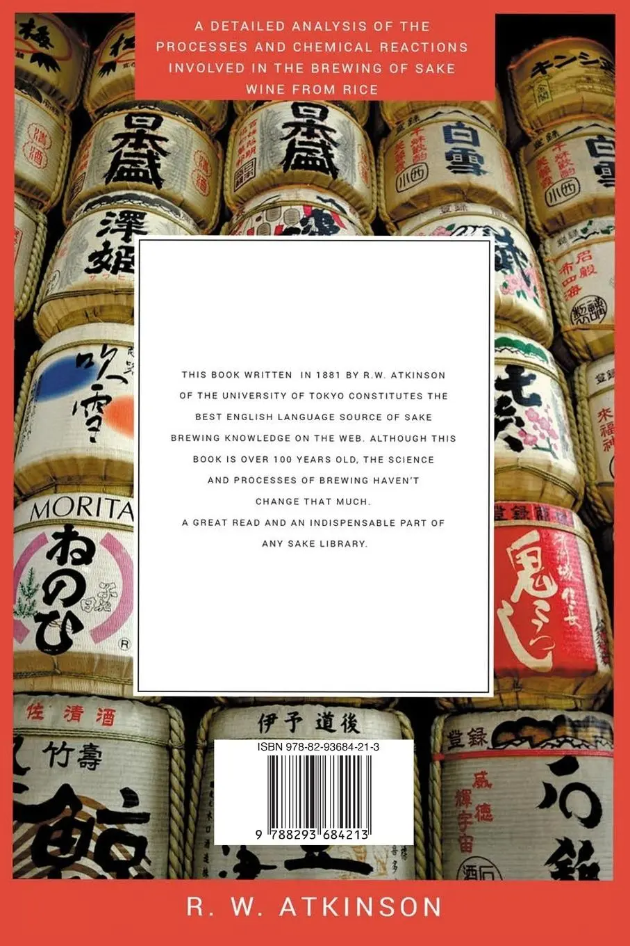 Rückseite: 9788293684213 | The Chemistry of Sakè Brewing | R. W. Atkinson | Taschenbuch | 2018