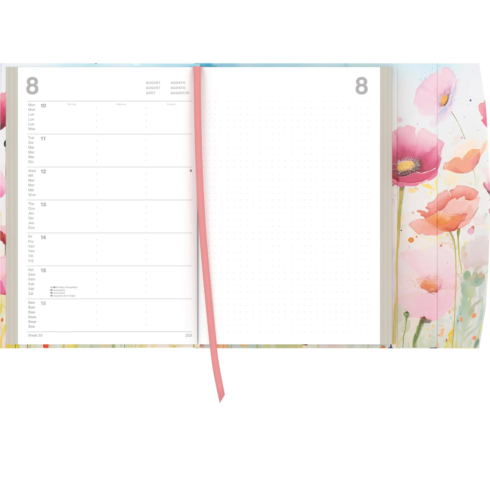 Bild: 4069095004313 | Bright Flowers 2026 - Diary - Buchkalender - Taschenkalender - 16x22