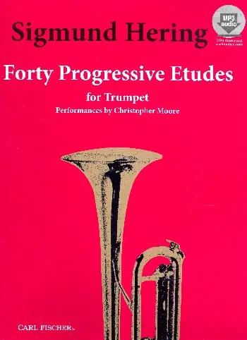 Cover: 9780825884313 | 40 Progressive Etudes | Sigmund Hering | Buch + Online-Audio | 2013