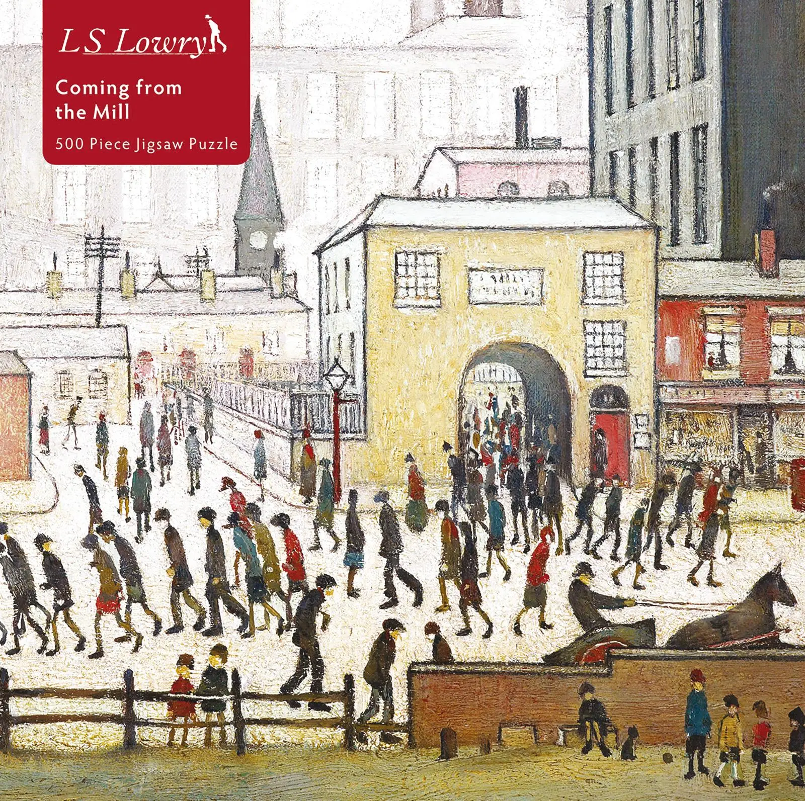 Cover: 9781839644313 | L.S. Lowry: Coming from the Mill | 500-Piece Jigsaw Puzzles | Puzzle
