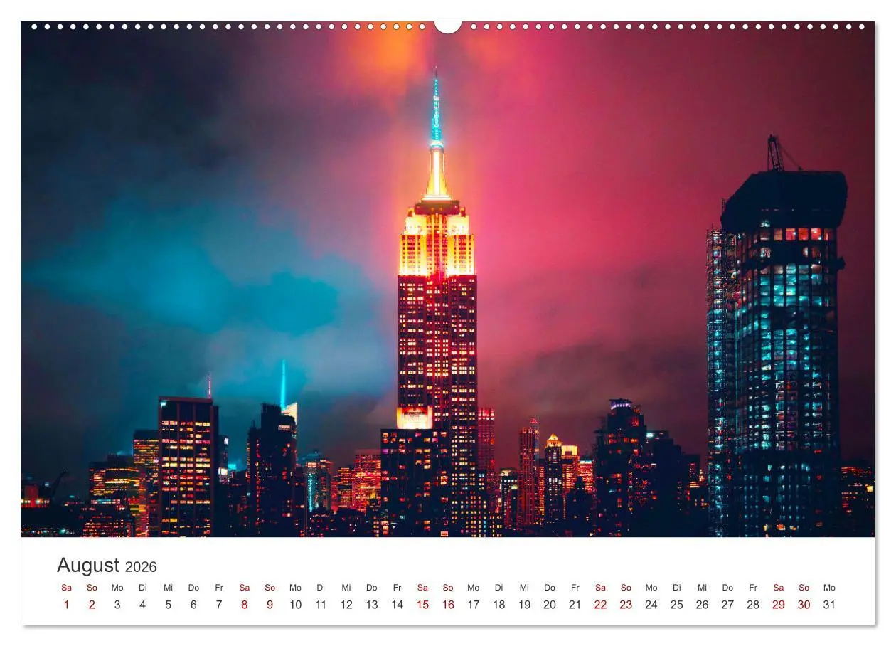 Bild: 9783457444313 | Über den Wolken in New York (hochwertiger Premium Wandkalender 2026...