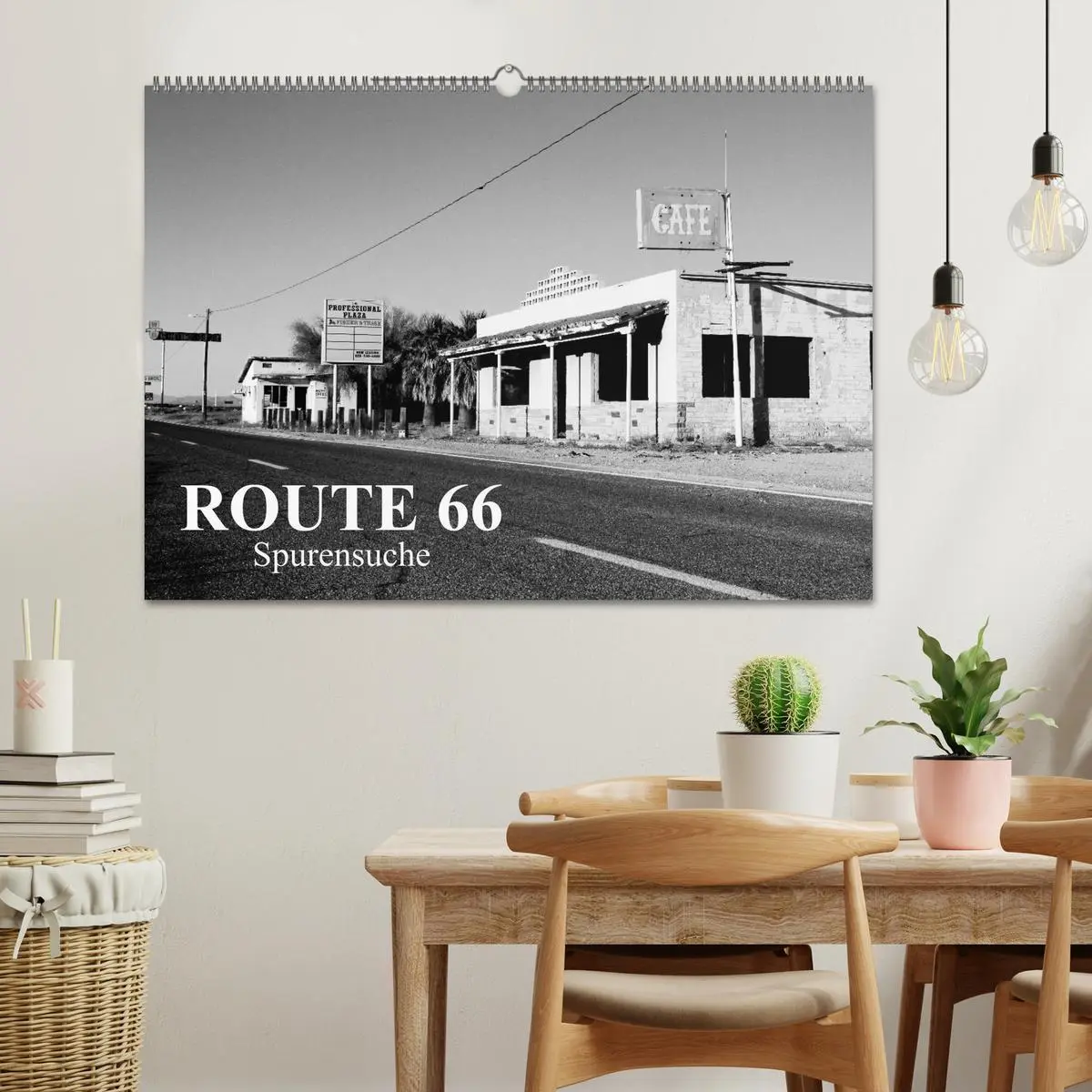Bild: 9783516154313 | Route 66 (Wandkalender 2026 DIN A2 quer), CALVENDO Monatskalender