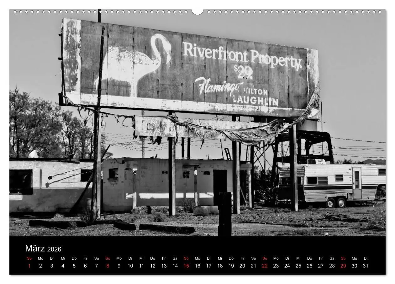 Bild: 9783516154313 | Route 66 (Wandkalender 2026 DIN A2 quer), CALVENDO Monatskalender