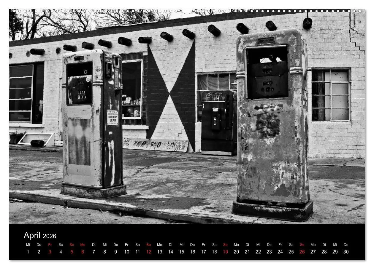 Bild: 9783516154313 | Route 66 (Wandkalender 2026 DIN A2 quer), CALVENDO Monatskalender