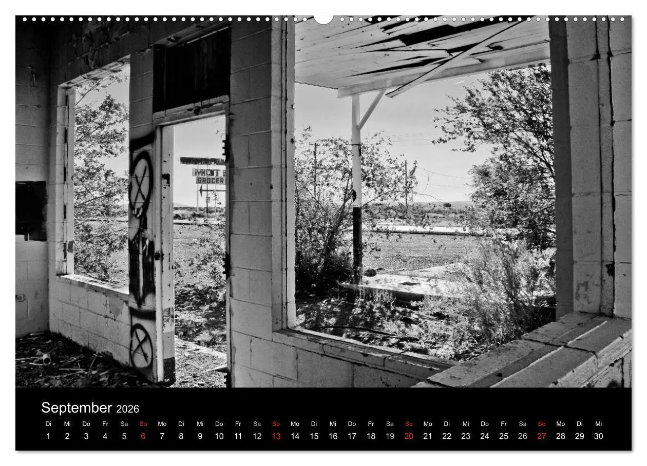 Bild: 9783516154313 | Route 66 (Wandkalender 2026 DIN A2 quer), CALVENDO Monatskalender