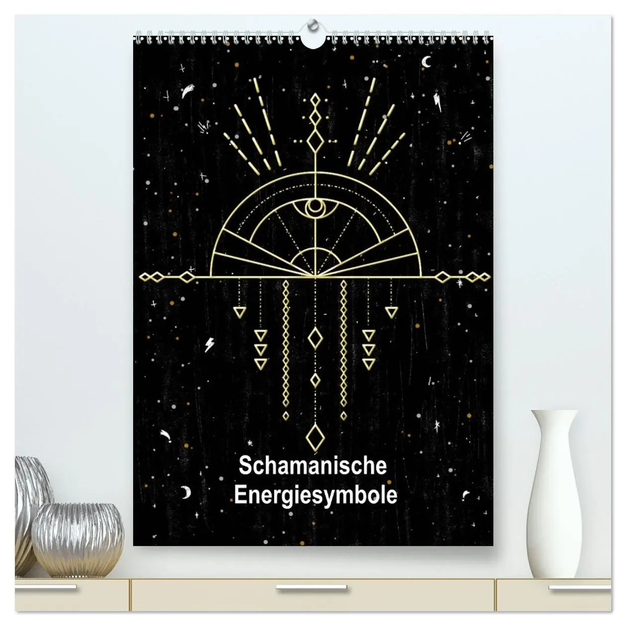 Cover: 9783516394313 | Schamanische Energiesymbole (hochwertiger Premium Wandkalender 2026...