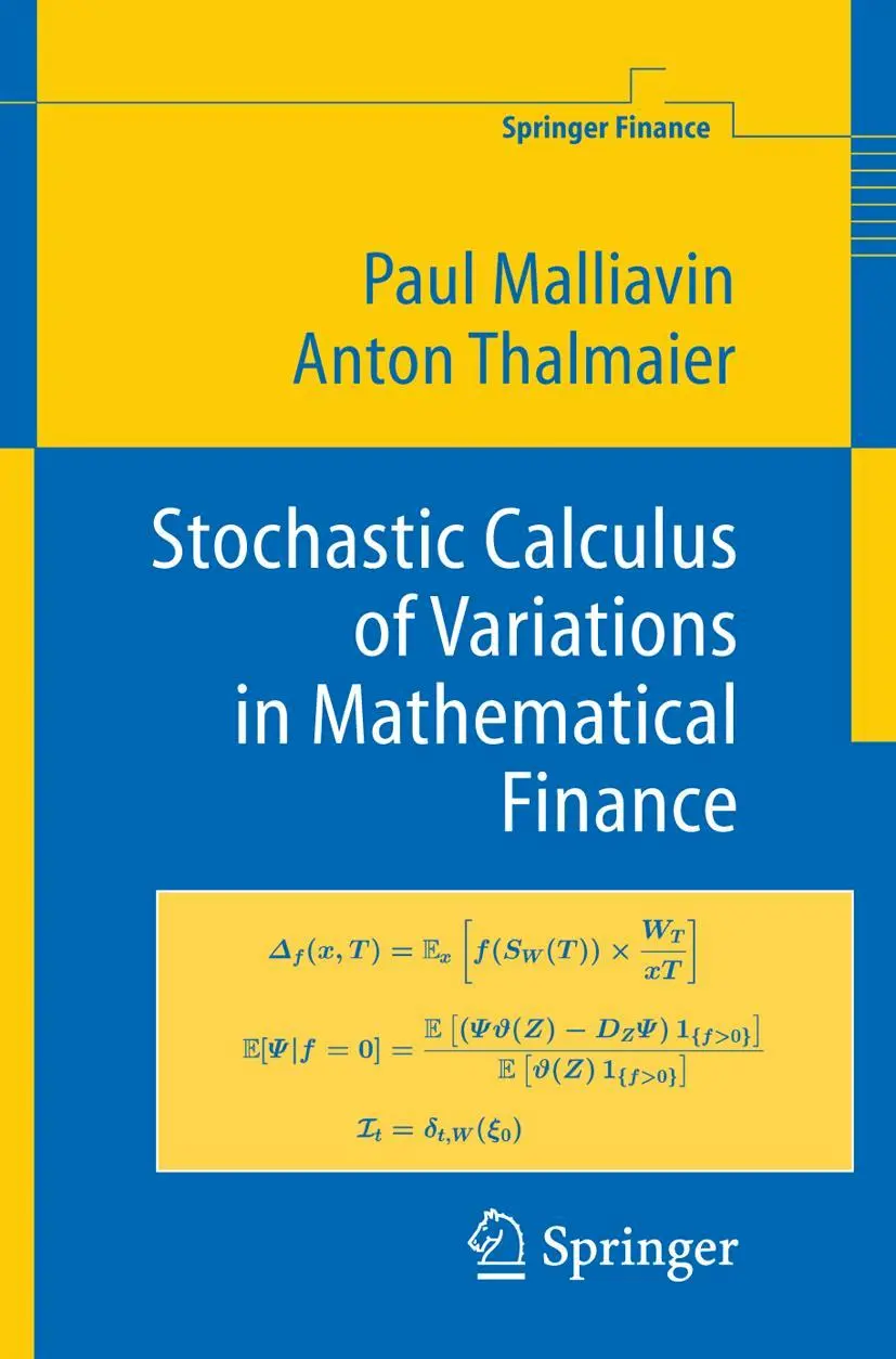 Cover: 9783540434313 | Stochastic Calculus of Variations in Mathematical Finance | Buch | xii