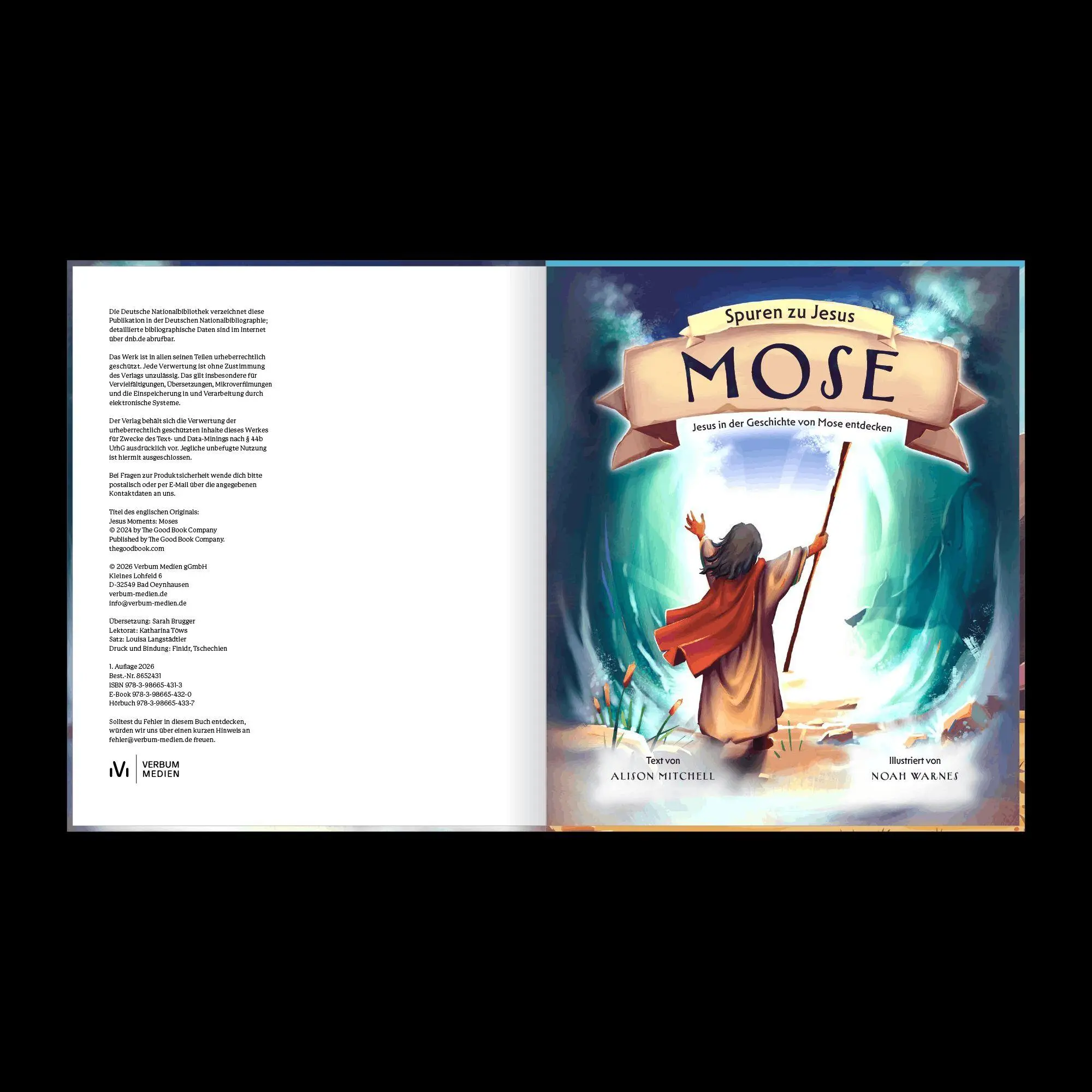 Bild: 9783986654313 | Mose (Spuren zu Jesus) | Jesus in der Geschichte von Mose entdecken