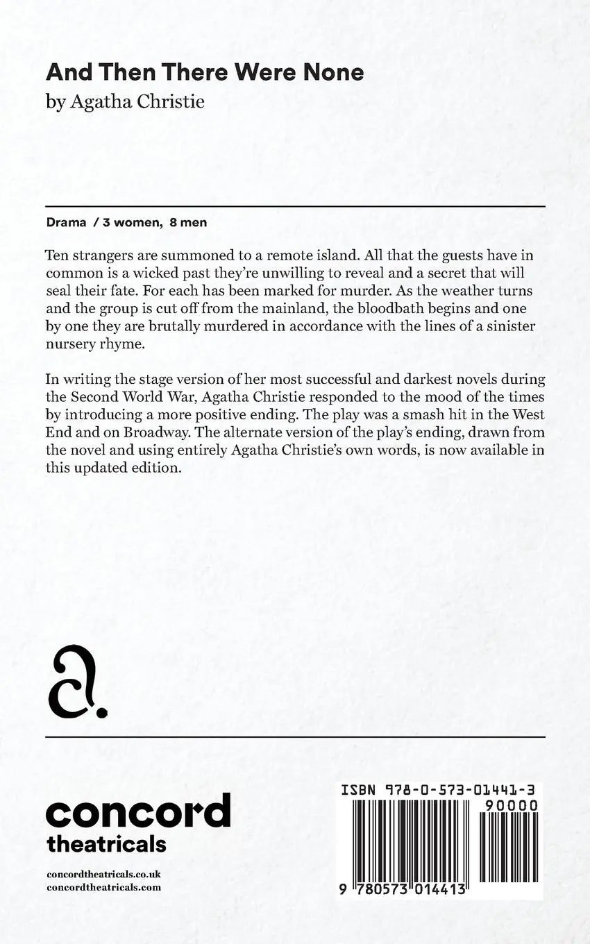 Rückseite: 9780573014413 | Smile - A Play for Women | Agatha Christie | Taschenbuch | Englisch