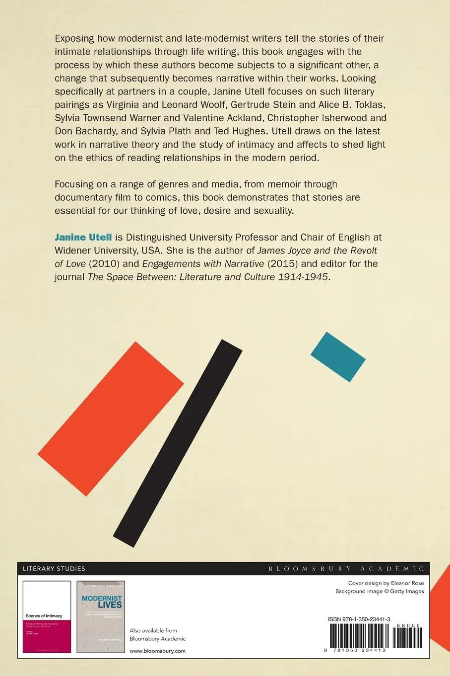 Rückseite: 9781350234413 | Literary Couples and 20th-Century Life Writing | Janine Utell | Buch