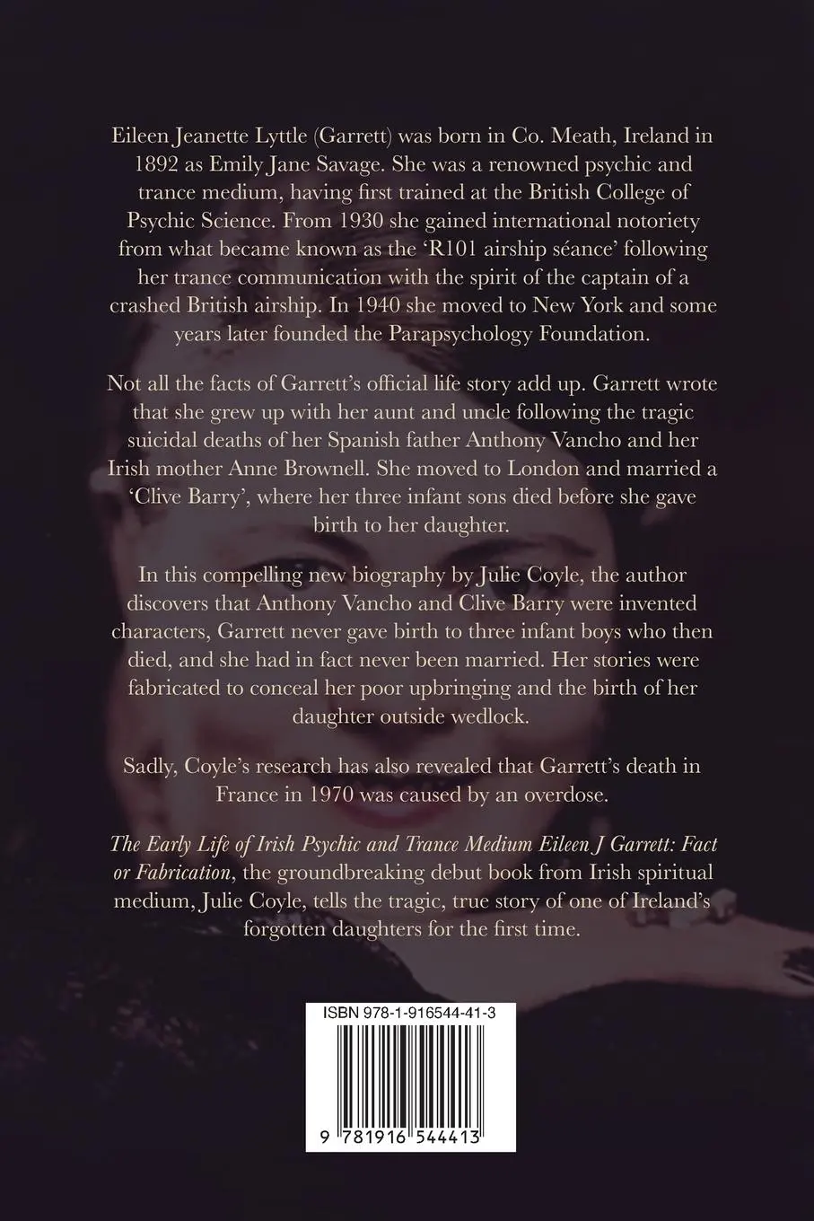 Rückseite: 9781916544413 | The Early Life of Irish Psychic and Trance Medium Eileen J Garrett