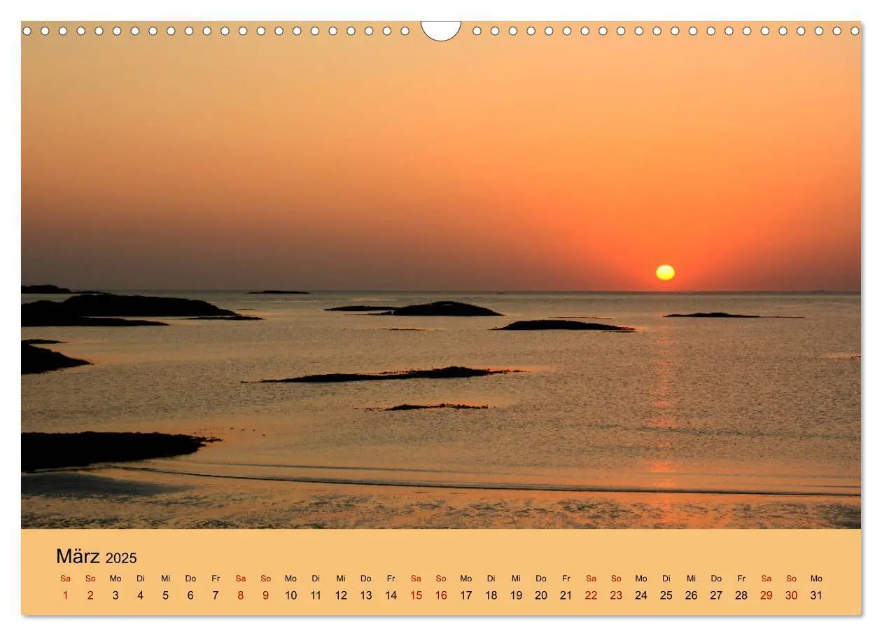Bild: 9783435274413 | Lichtstimmungen des Nordens (Wandkalender 2025 DIN A3 quer),...