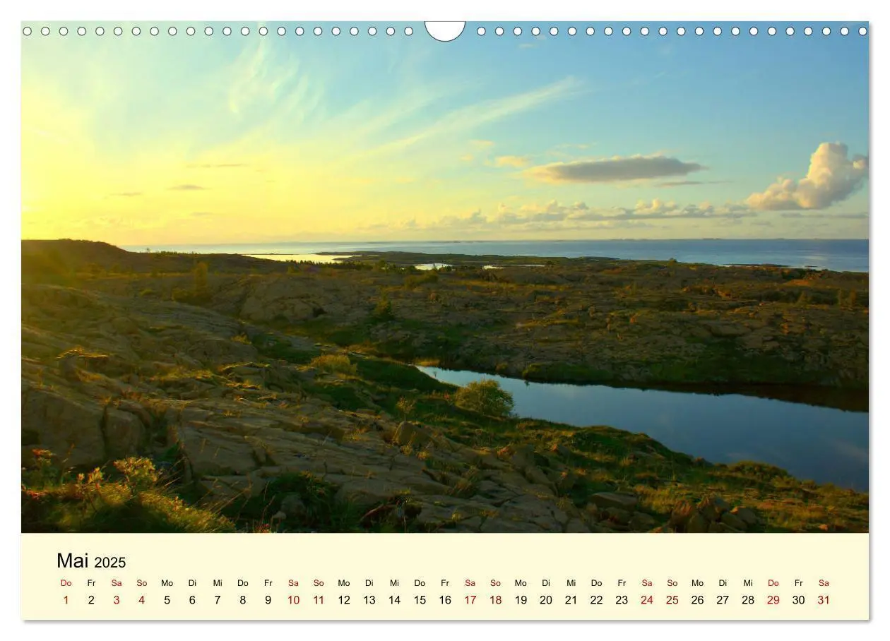 Bild: 9783435274413 | Lichtstimmungen des Nordens (Wandkalender 2025 DIN A3 quer),...