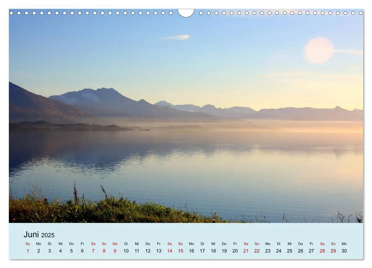 Bild: 9783435274413 | Lichtstimmungen des Nordens (Wandkalender 2025 DIN A3 quer),...