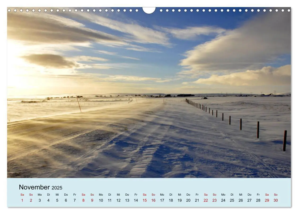 Bild: 9783435274413 | Lichtstimmungen des Nordens (Wandkalender 2025 DIN A3 quer),...