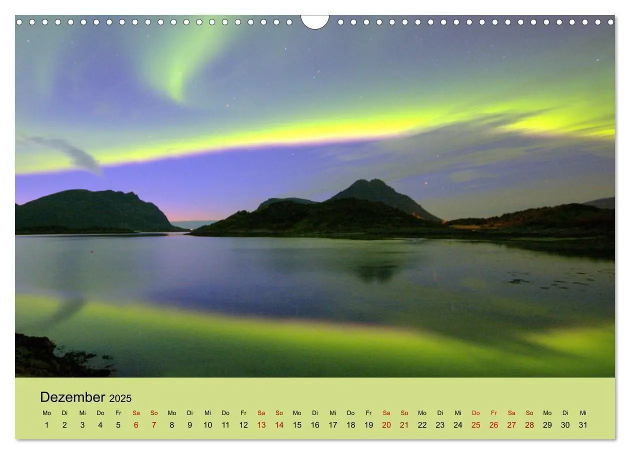 Bild: 9783435274413 | Lichtstimmungen des Nordens (Wandkalender 2025 DIN A3 quer),...