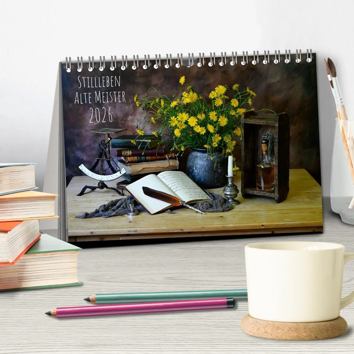 Bild: 9783457364413 | Stillleben Alte Meister (Tischkalender 2026 DIN A5 quer), CALVENDO...