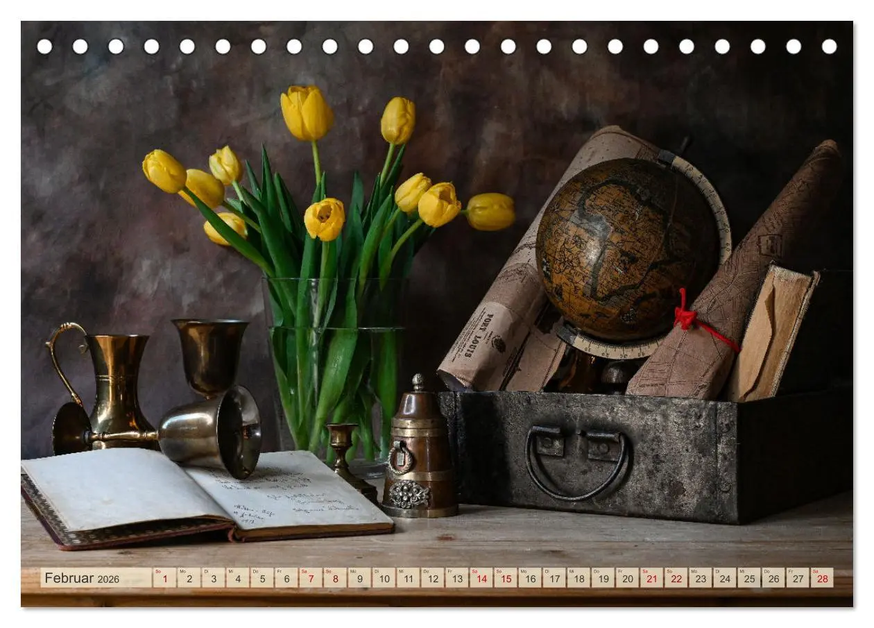 Bild: 9783457364413 | Stillleben Alte Meister (Tischkalender 2026 DIN A5 quer), CALVENDO...