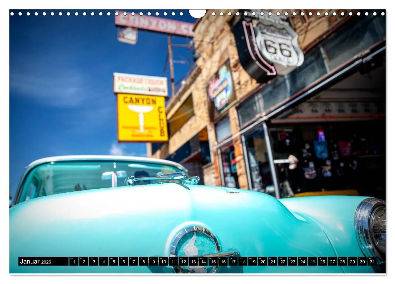 Bild: 9783457814413 | Go west Route 66 (Wandkalender 2026 DIN A3 quer), CALVENDO...