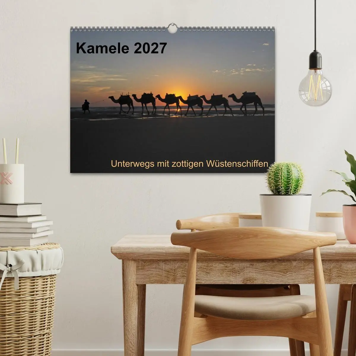 Bild: 9783594124413 | Kamele 2027 - Unterwegs mit zottigen Wüstenschiffen (Wandkalender...