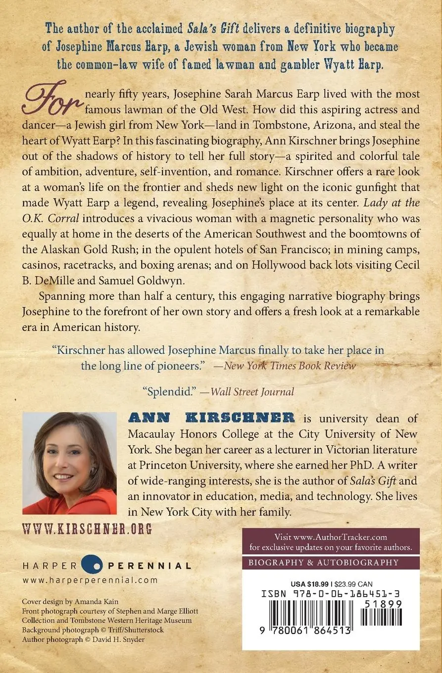 Rückseite: 9780061864513 | Lady at the O.K. Corral | Ann Kirschner | Taschenbuch | Englisch
