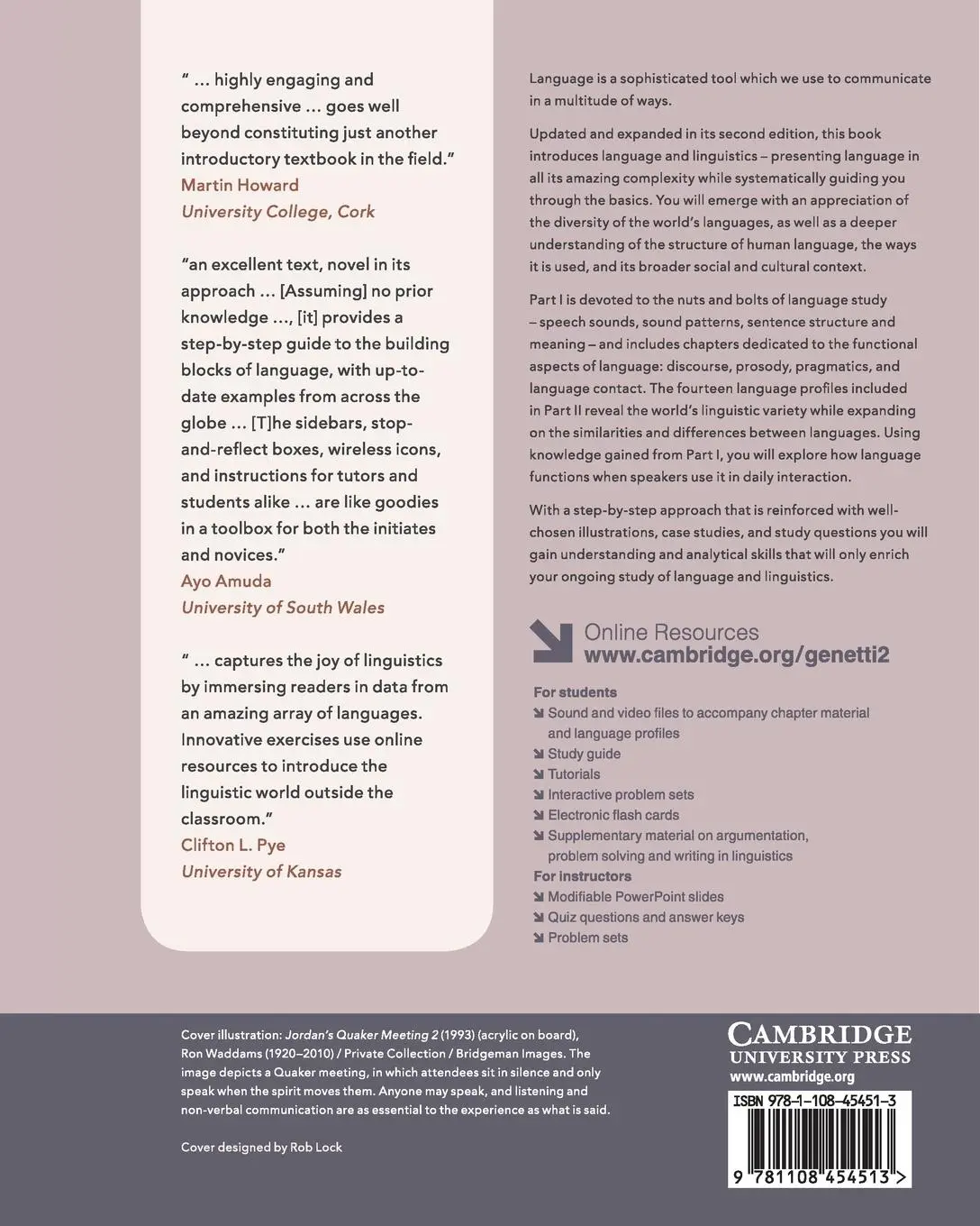 Rückseite: 9781108454513 | How Languages Work | Carol Genetti | Taschenbuch | Englisch | 2019