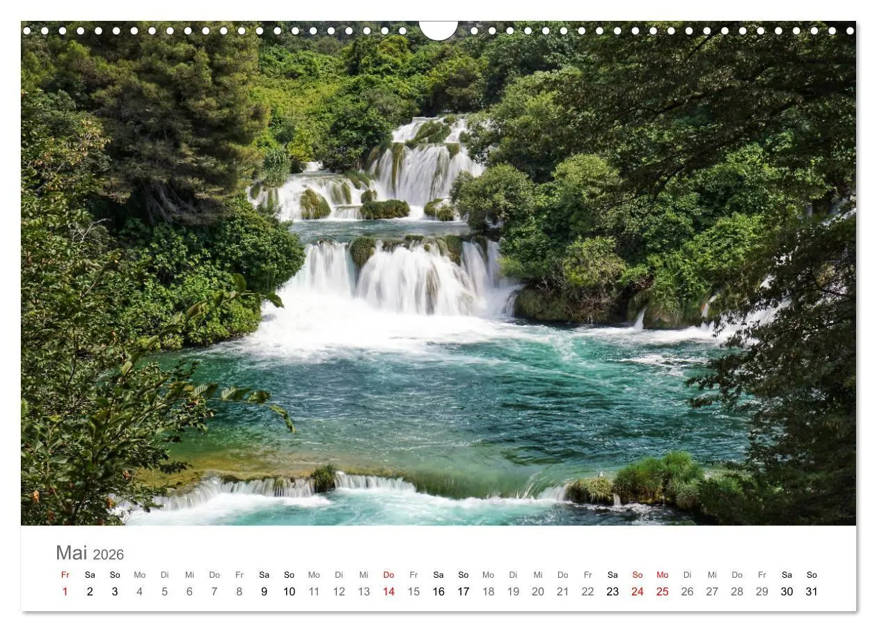 Bild: 9783457804513 | Wasserfälle - die schönsten Wasserfälle der Welt (Wandkalender 2026...