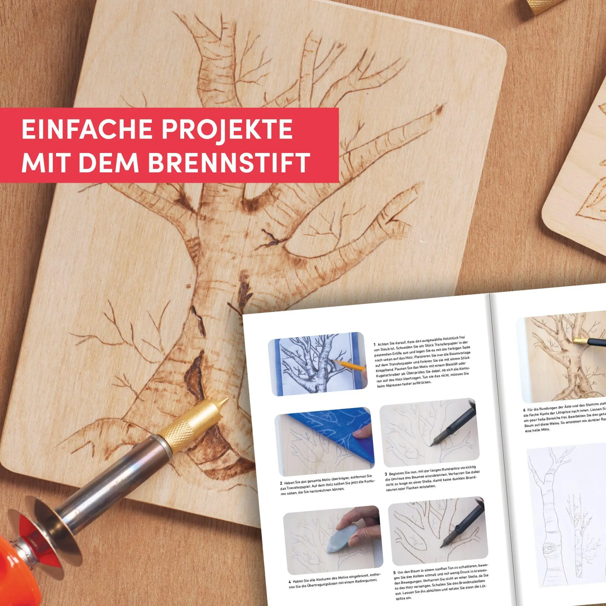 Bild: 9783735854513 | Brandmalerei für Einsteiger | Lisa Shackleton | Buch | 80 S. | Deutsch