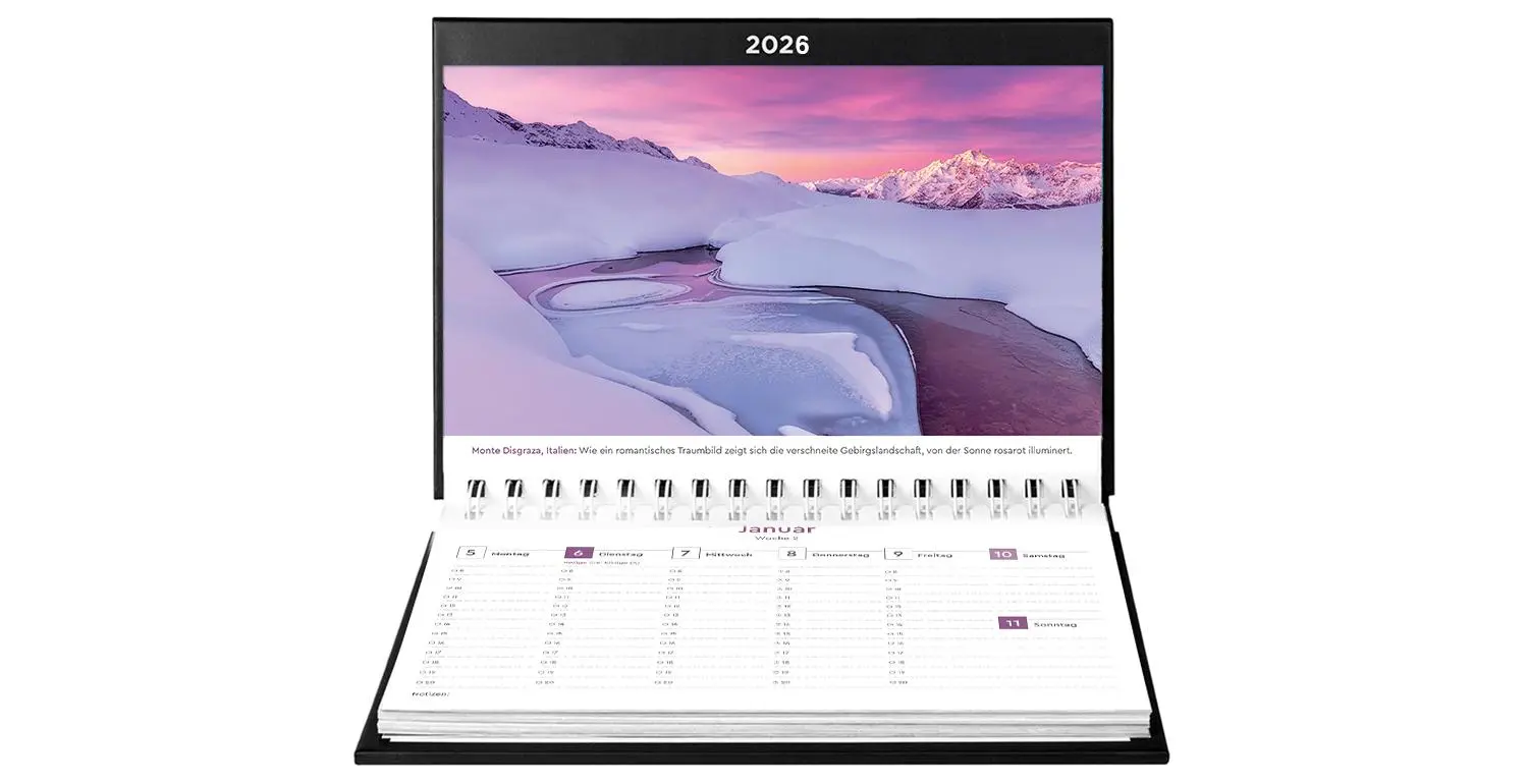 Bild: 9783965914513 | Farben der Erde - KUNTH Tischkalender 2026 | Kalender | 54 S. | 2026