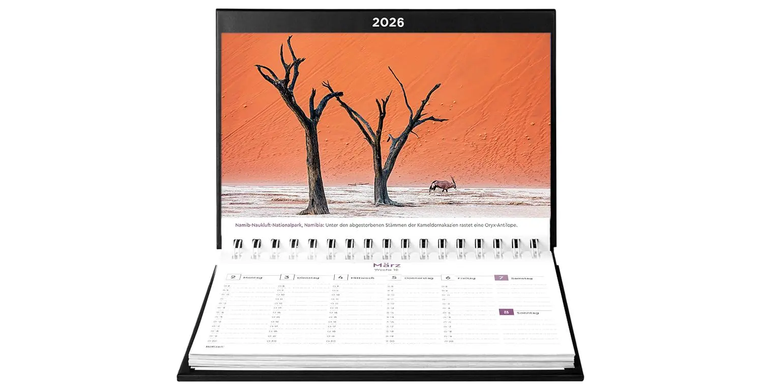 Bild: 9783965914513 | Farben der Erde - KUNTH Tischkalender 2026 | Kalender | 54 S. | 2026
