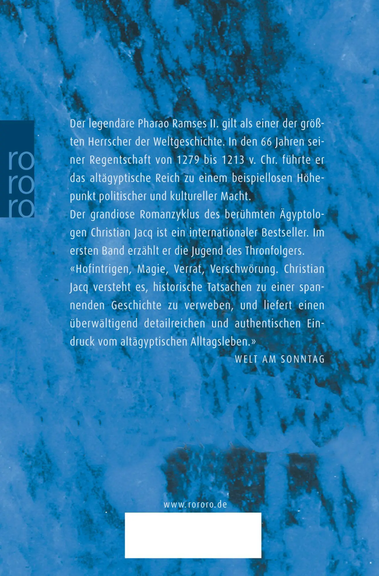 Rückseite: 9783499224713 | Ramses: Der Sohn des Lichts | Christian Jacq | Taschenbuch | Ramses