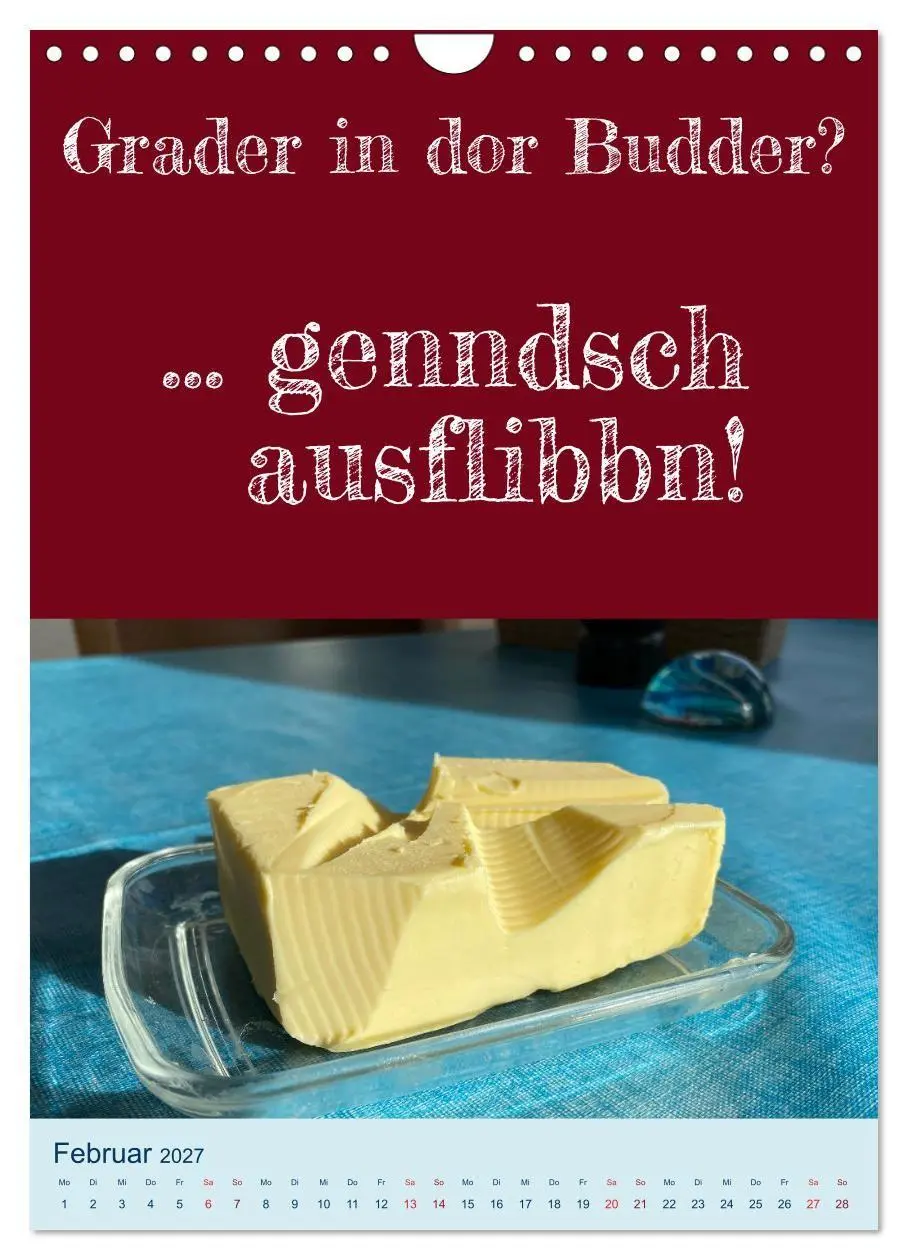 Bild: 9783569204713 | Ni schwäbborn! Mundart und Dialekt Kalender Sachsen (Wandkalender...